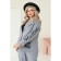 Female costume: jacket, trousers, size 48, gray color