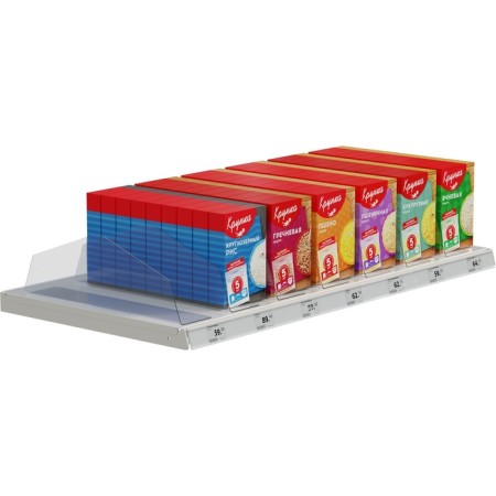 Plastic separator L-shaped 148 mm high, l = 480