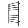Terminus heated towel rail "Classic" P8, 500x800 mm, dimmer, black matte