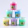 Slime "Zepfirka", container 120 g, mix (mint, apple, cake, gum, lemon, ice cream)