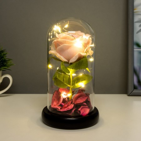 Spinker Sales "Pink Rose" LED 3AAA 8x8x17 cm Risalux-2