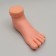 Training foot for pedicure, with bending fingers, beige color