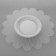 Causteen with PDU 1200/1 LED 52W 3000-6000K Dimmer White-Product 50x50x8 cm Bayerlux