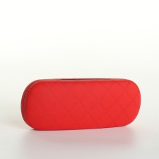 Case for glasses on the cracker, red color