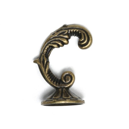 The hook for the curtains "tundra" ks002, one -rod, bronze color-7