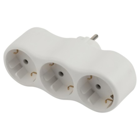 Razeler electric era SPX-3E-W 3 sockets with a ground 16a white