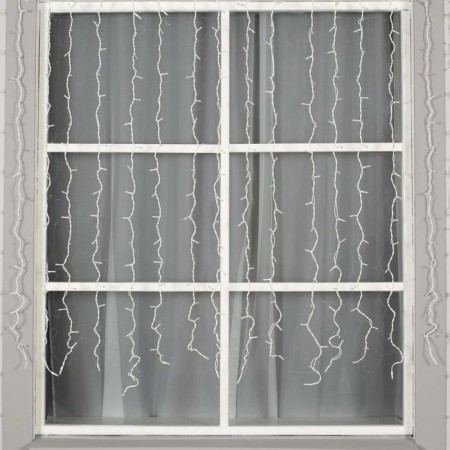 Garland "Curtain" 2 × 1.5 m, IP44, UMS, white thread, 360 LED, glow warm white, 220 V-1