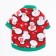 Snowman's sweatshirt, size XS, red (DS 21, Osh 20, OG 30 cm)