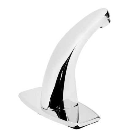 Sink mixer Zein ZC-012, sensory, brass, chrome-4