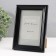 Photo frame Plastic "Gala" 10x15 cm, black (plastic screen)