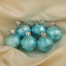 Set of balls plastic D-4 cm, 6 pcs 