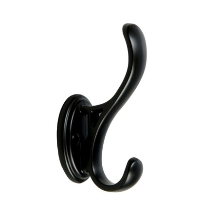 Furniture hook Cappio Flow, two -rod, black-1