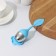 Sieve for tea "leaf", stainless steel 304, blue color
