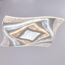 Светильник c ПДУ 69530/1 LED 143Вт диммер белый 49х49х6 см BayerLux