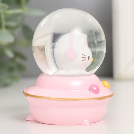 Souvenir Polystone Water Ball Light "Beast-cosmonaut" mix 7x5x5x5.5 cm-3