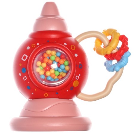 Rattle "pipe", red color, crumb me-1