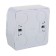 SE SE "Etude", 10 A, 2 keys, IP20, invoice, white, BA10-002B