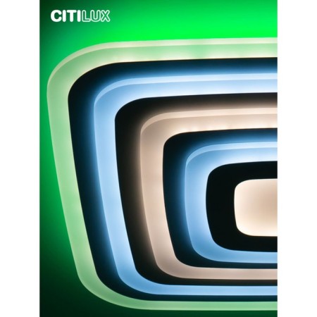 Lamp Citilux "Triest Smart" CL737A100E 59x59x7 cm, 1x100W, LED, white color-16
