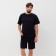 Pajama men's kaftan "I'm too lazy" size 48, black