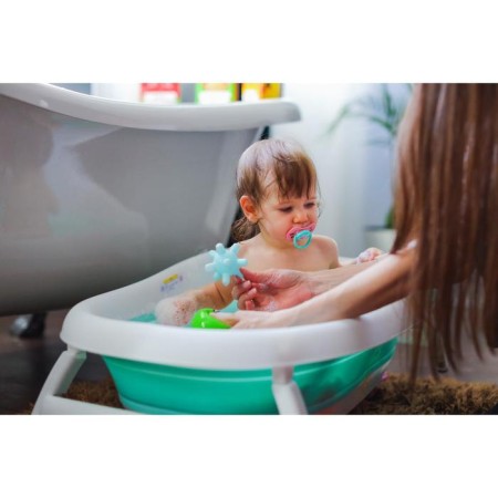 Bath Bath Folding, turquoise color