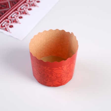 Paper form for cake "Red Easter" 70 x 60 mm-1