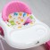 Walks "Smile", 8 Silik. wheels, removable panel, muses, light, toys, pink