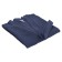 Essential bathrobe, multilayer muslin, size l, dark blue color
