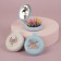 Massage comb “plush mercy”, folding, with a mirror, D = 7.5 cm, Mix drawing