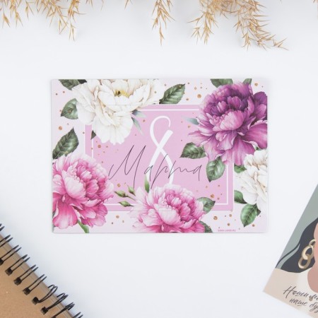 Magnet photo frame "Peonies", 14 x 10 cm