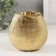 Ceramics candlestick per 1 candle "Gloria" d = 4 cm gold 12.5x8x12 cm