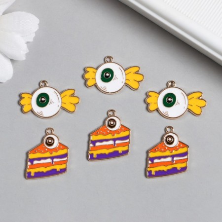 Decor for creativity Metal, EMAL "Eye" mix 2x1.8 cm