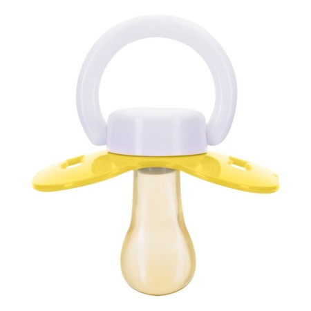 Latex orthodontic dummy, with a clothespin, from 3 months., Mix color-9
