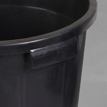 Household tank, 40 l, with a lid, black-2