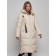 Coat insulated winter female, size 42, light-beige color