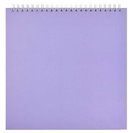 Sketchpad 210 x 210 mm, 40 sheets on the crest "Lavender Field", solid cover, matte lamination, selective UV-lak, offset 160 g/m2-5