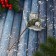 Decor "Winter admiration" berries Gift of cones, 20 cm, silver