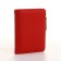 Women's wallet on the button, red color
