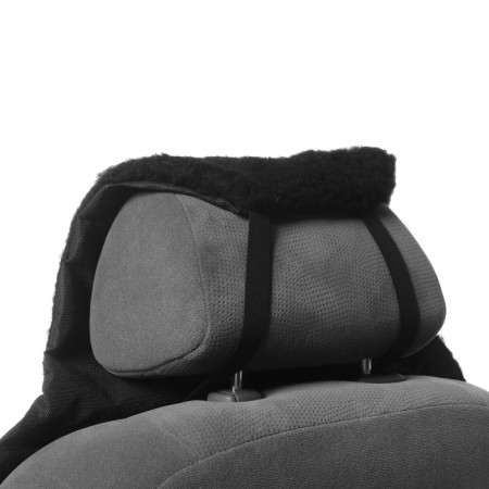 Kitty on the seat Matechi Warmly Line, fur, 137 x 55 cm, black-3