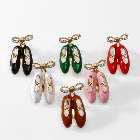 Brooch "Poins" with a bow, color mix (indivisible FAS. 12pcs, price per pcs)-1