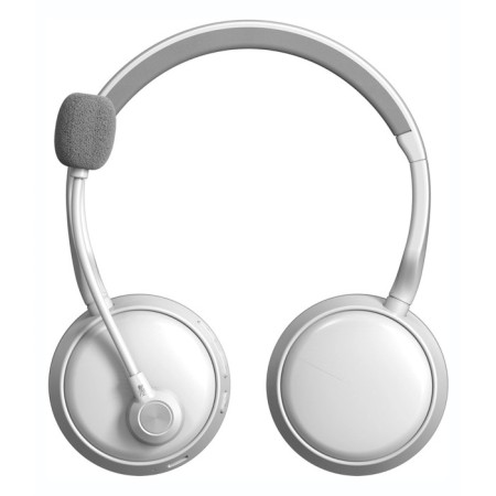 Headphones with A4Tech BH230 Microphone White/Gray Monitor BT Belief (BH230 White)-3