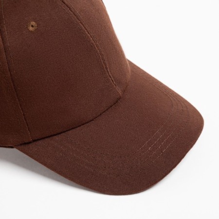 Minaku plain cap, brown color, rr 52-54-1