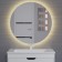 The bathroom mirror Uperwood Modul, 65x65 cm, contactless sensor, warm backlight