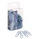 Office paper clips 28 mm, 100 pcs, Erichkrause "Manga", with vinyl coating, in PET box, pale blue