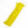 Wire with pile for crafts and decor set of 50 pcs., Size 1 pc. 30 × 0.6 cm, yellow color