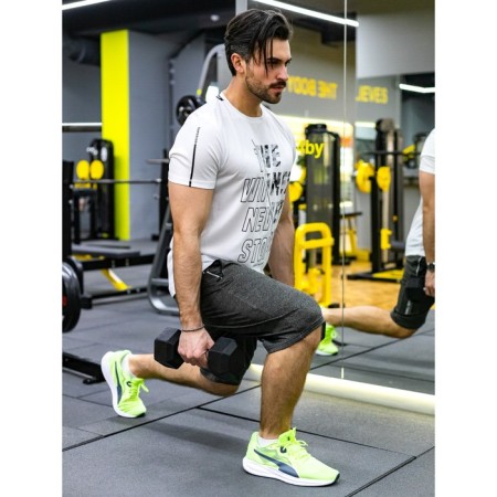 Sports T -shirt male ise, size 52, white color-4