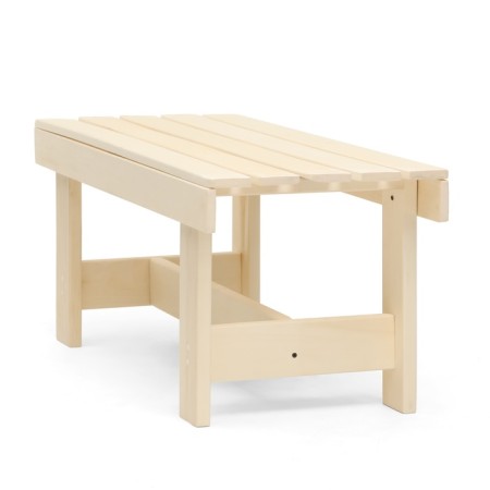 A bench (bench) wooden from linden 100 x 45 x 42 cm, without a back, for a bath and a summer residence-3