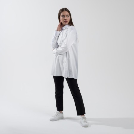 SL shirt, slanting bar, 42-44, white-6
