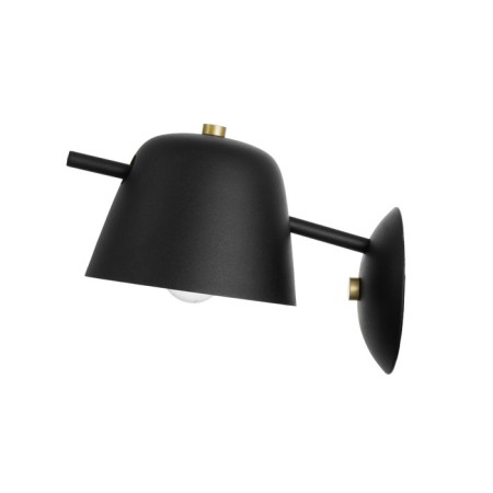 Bras "Firs" E27 40W black and gold 15x28x22 cm-3