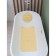 SPA-river for a bathtub with a pillow on the suction cups "Lotus", rug 89 × 44 cm, beige color