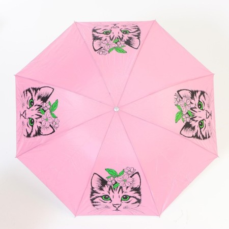 Umbrella children's folding "cat", d = 90cm-2